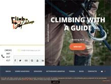 Tablet Screenshot of climbincatalunya.com